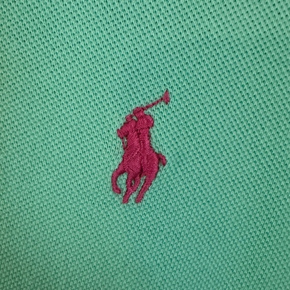 Men’s Custom fit NWT Ralph Lauren Polo shirt Sz XL Tyler Green Pink pony preppy - Picture 4 of 7